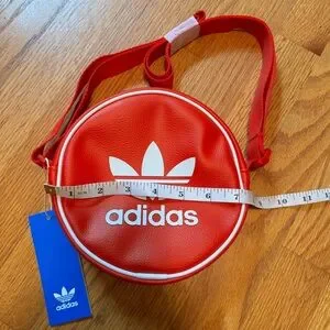 adidas | Bags | Nwt Adidas Red Classic Round Bag | Poshmark